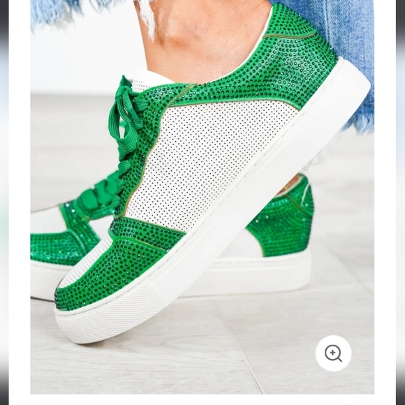 "Legendary"  Crystal Paved Sneakers - Picture 5 of 5